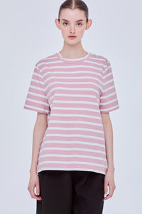 Buttoned Breton Stripes Tee