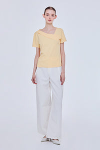 Asymmetrical Neck Blouse