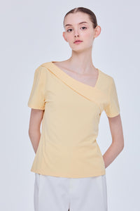 Asymmetrical Neck Blouse