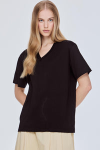 Boxy V-Neck Tee