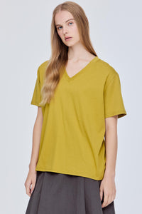 Boxy V-Neck Tee