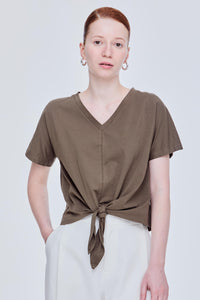 Front Knot Magyar Top