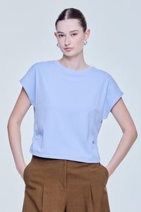 Pleated Waist Magyar Tops