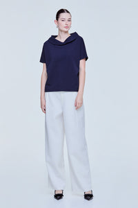 Everyday Rolled Collar Top