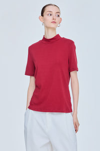 Soft Mock Neck Top