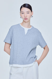 Two-Piece Waffle Tee