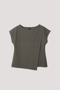 Asymmetrical Panelled Tee Blouse