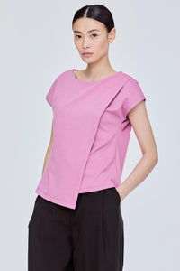 Asymmetrical Panelled Tee Blouse