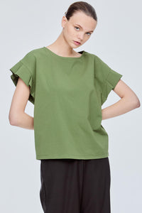 Frill Sleeved Magyar Tee