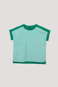 Contrast Fabric Tee