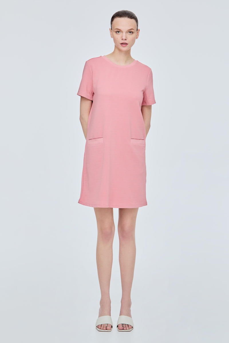 Boxy Cut Knee Length Dress