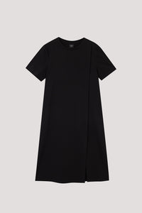 Front Overlap T-Shirt Dress