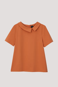 Asymmetrical Peterpan Tee Blouse