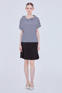 Collared Boat Neck Top