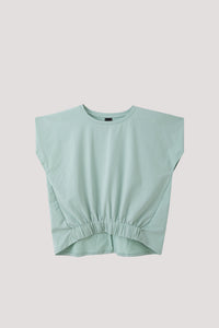 Elasticated Sleeveless Top