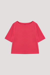 Fine Textured Half Sleeve Top