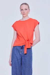 Tie Detail Magyar Top