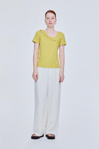 Asymmetrical Neck Blouse