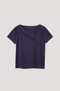 Asymmetrical Neck Blouse