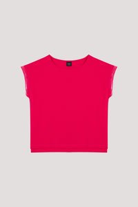 Contrast Trim Magyar Top