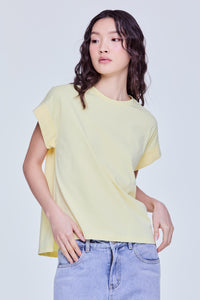 Basic Folded Cuff Tee