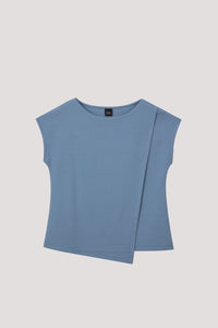 Asymmetrical Panelled Tee Blouse