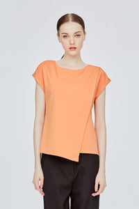 Asymmetrical Panelled Tee Blouse