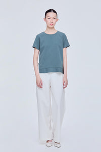 Asymmetrical Slit Tee