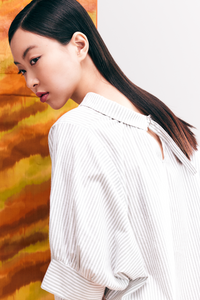 Collared V-Neck Top