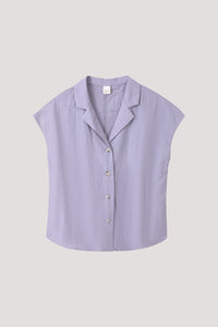Boxy Lapel Blouse