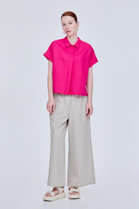 Pleated Magyar Blouse