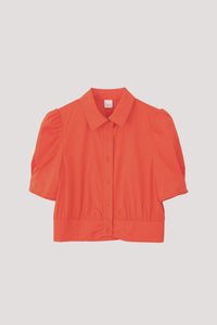 Collared Puff Sleeve Blouse