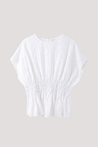 Magyar Sleeve Ruched Detail At Waist