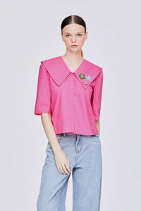 Powerpuff Girls Peterpan Collar Top