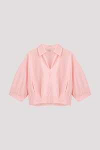 Pleated Half Sleeves Blouse