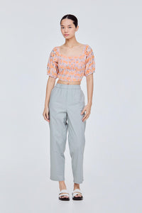 Printed Cropped Top