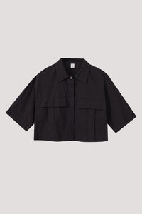 Cropped Collared Shirt