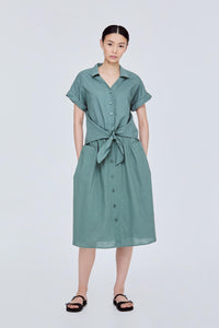 Linen Knot Blouse