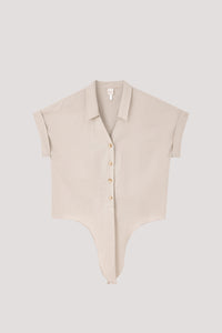 Linen Knot Blouse