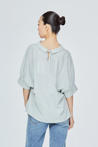 Collared V-Neck Top