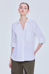 Collared V-Neck Shirt