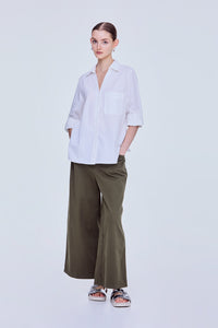 Collared V-Neck Shirt