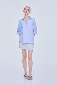 Collared V-Neck Shirt