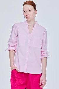 Button Down Stripes Blouse