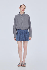Oversized Drawcord Shirt