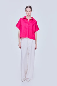 Boxy Decorated Cuffs Blouse