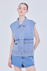 Denim Vest Jacket