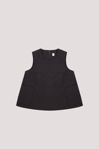 Patched Pocket Tank Blouse