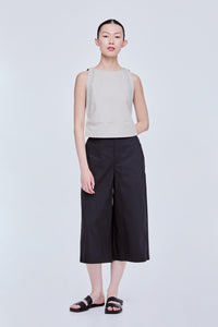 Halter Neck Pointelle Blouse