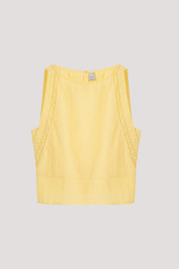 Halter Neck Pointelle Blouse